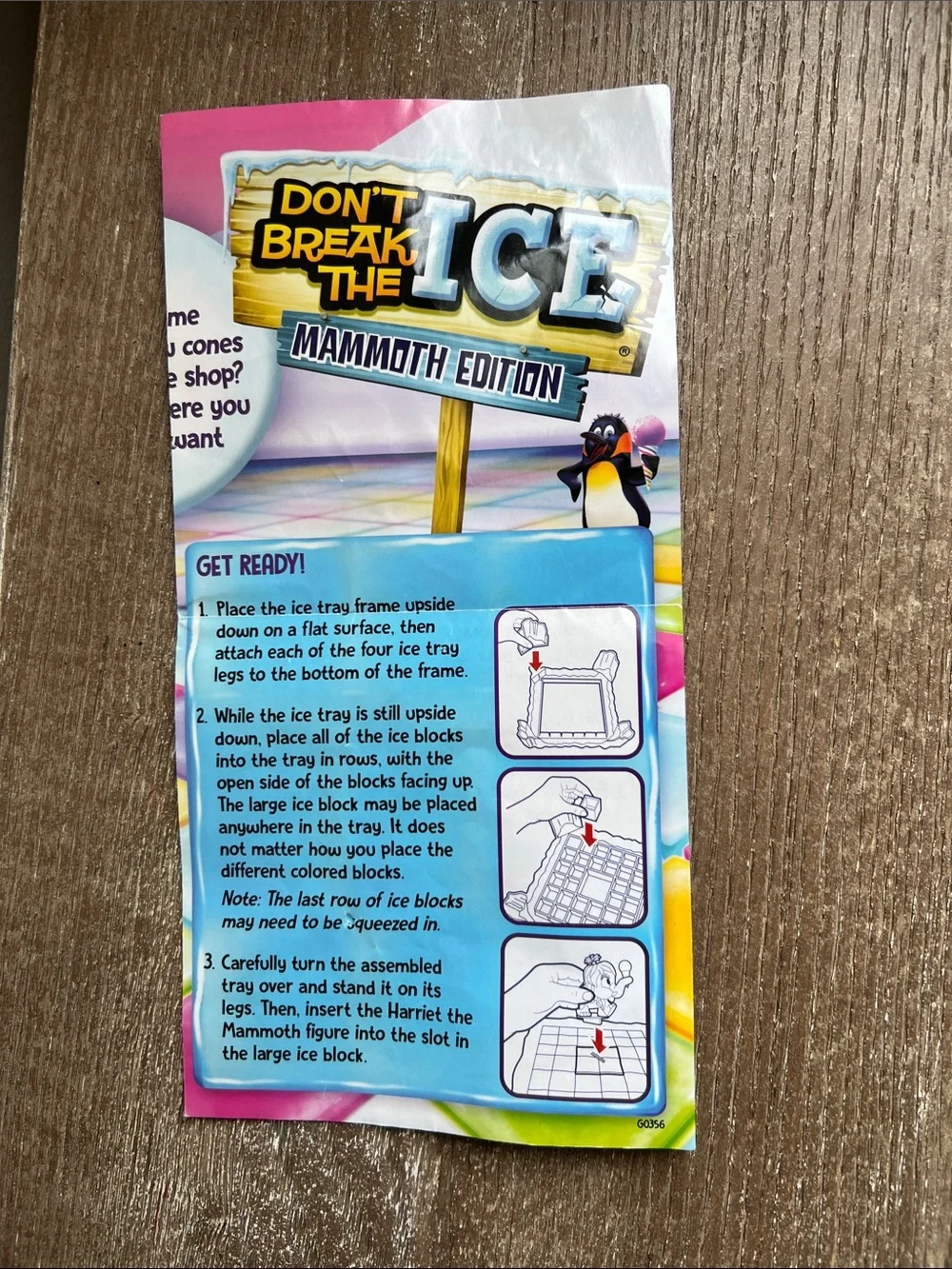 EUC Don’t Break the Ice Board Game - Mammoth Edition
